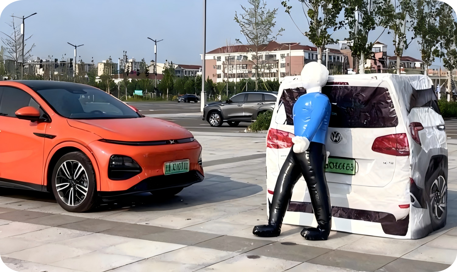 AEB假人假车实操
